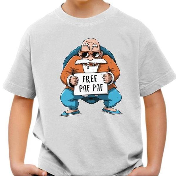 T-shirt enfant geek - Free Paf Paf Tortue Géniale