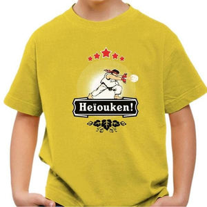 T-shirt enfant geek - Heiouken ! - Couleur Jaune - Taille 4 ans