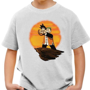 T-shirt enfant geek - Heisenberg King - Couleur Blanc - Taille 4 ans