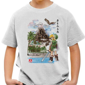 T-shirt enfant geek - Hero's Awakening - Couleur Blanc - Taille 4 ans