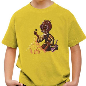T-shirt enfant geek - Homme des sables - Couleur Jaune - Taille 4 ans