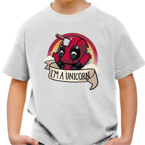 T-shirt enfant geek - I am unicorn - Couleur Blanc - Taille 4 ans