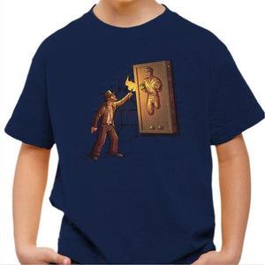 T-shirt enfant geek - Indiana Carbonite - Couleur Bleu Nuit - Taille 4 ans