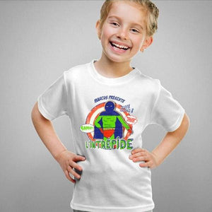 T-shirt enfant geek - Intrépide - Couleur Blanc - Taille 4 ans