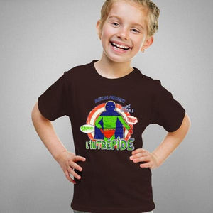 T-shirt enfant geek - Intrépide - Couleur Chocolat - Taille 4 ans