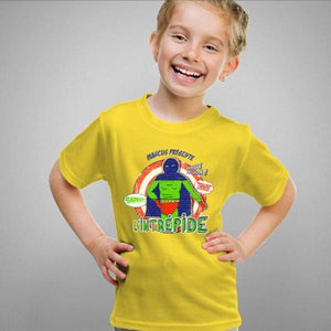 T-shirt enfant geek - Intrépide - Couleur Jaune - Taille 4 ans