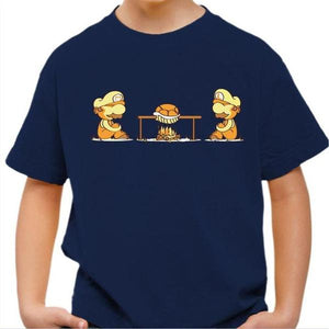 T-shirt enfant geek - Koopa Koopa - Couleur Bleu Nuit - Taille 4 ans