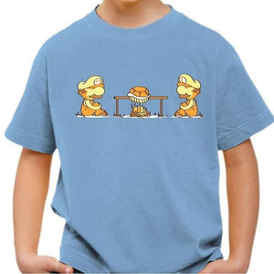 T-shirt enfant geek - Koopa Koopa - Couleur Ciel - Taille 4 ans