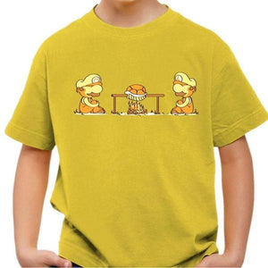 T-shirt enfant geek - Koopa Koopa - Couleur Jaune - Taille 4 ans