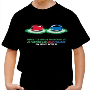 T-shirt enfant geek - Le choix - Couleur Noir - Taille 4 ans