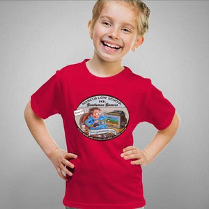T-shirt enfant geek - Marcus - Lecon 1 - Couleur Rouge Vif - Taille 4 ans