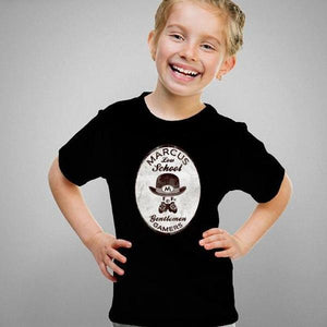 T-shirt enfant geek - Marcus Low School - Couleur Noir - Taille 4 ans
