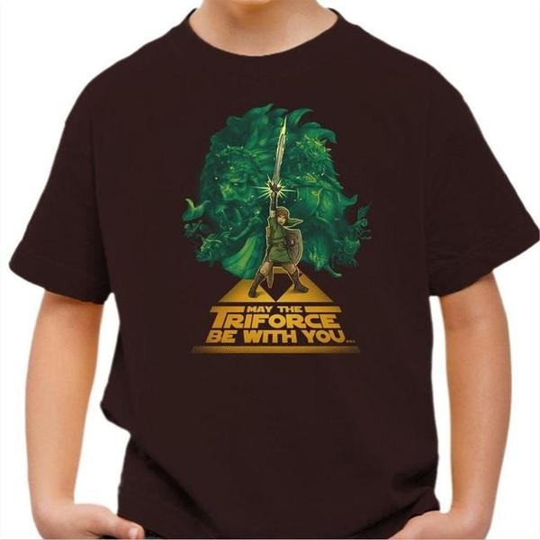 T-shirt enfant geek - May the Triforce be with you !