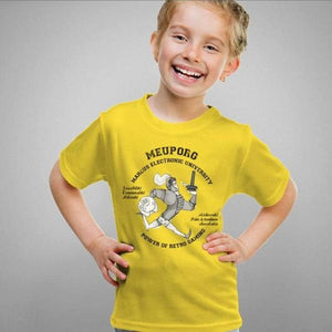 T-shirt enfant geek - Meuporg - Couleur Jaune - Taille 4 ans