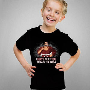 T-shirt enfant geek - Mister Satan - Couleur Noir - Taille 4 ans