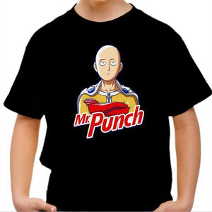 T-shirt enfant geek - Mr Punch - Couleur Noir - Taille 4 ans
