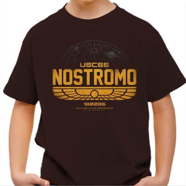 T-shirt enfant geek - Nostromo le Cargo du film Alien
