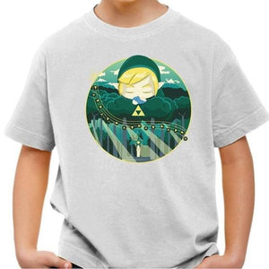 T-shirt enfant geek - Ocarina Song - Couleur Blanc - Taille 4 ans