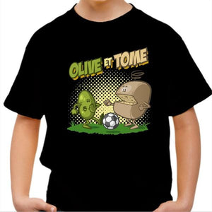 T-shirt enfant geek - Olive et Tome - Couleur Noir - Taille 4 ans