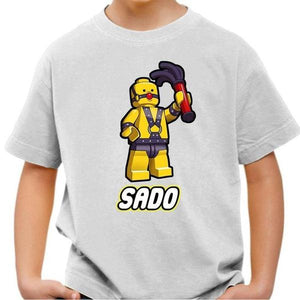 T-shirt enfant geek - Sado - Couleur Blanc - Taille 4 ans