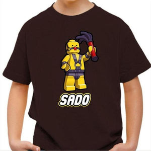 T-shirt enfant geek - Sado - Couleur Chocolat - Taille 4 ans