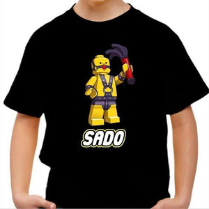 T-shirt enfant geek - Sado - Couleur Noir - Taille 4 ans
