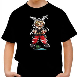 T-shirt enfant geek - Super Gaulois ! - Couleur Noir - Taille 4 ans