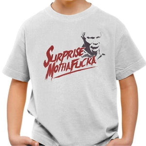 T-shirt enfant geek - Surprise Motha Fucker - Couleur Blanc - Taille 4 ans