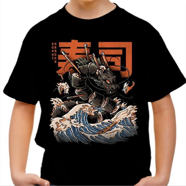 T-shirt enfant geek - Sushi dragon