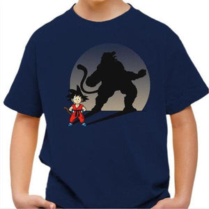 T-shirt enfant geek - The Beast Inside - Couleur Bleu Nuit - Taille 4 ans