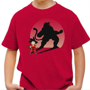T-shirt enfant geek - The Beast Inside - Couleur Rouge Vif - Taille 4 ans