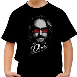 T-shirt enfant geek - The Dude - Couleur Noir - Taille 4 ans
