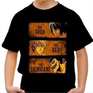 T-shirt enfant geek - The Shinigami – le Bon la Brute et le Truand - Couleur Noir - Taille 4 ans