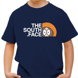 T-shirt enfant geek - The south Face - Couleur Bleu Nuit - Taille 4 ans