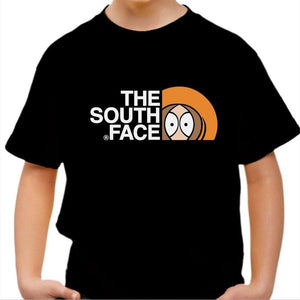 T-shirt enfant geek - The south Face - Couleur Noir - Taille 4 ans