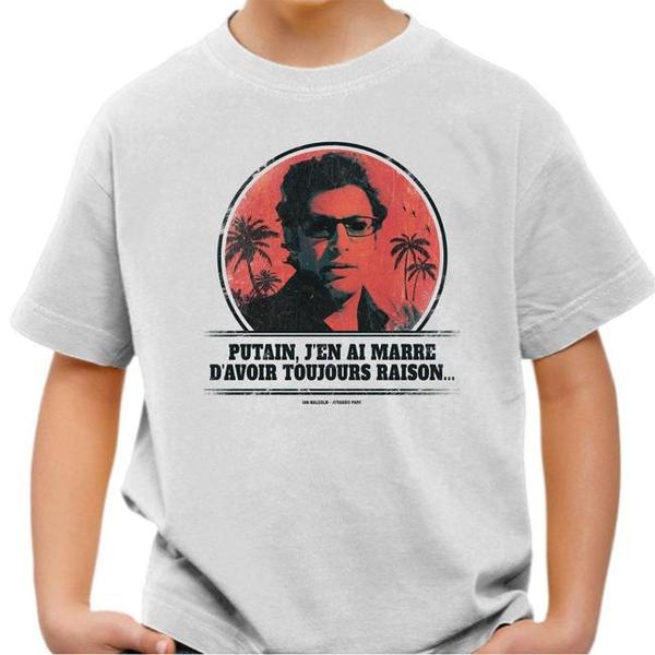T-shirt enfant geek - Toujours raison - Réplique