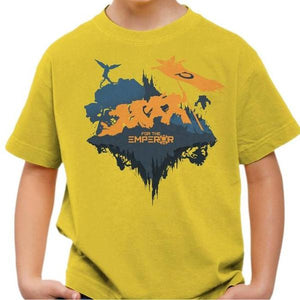 T-shirt enfant geek - Ultramarines - Couleur Jaune - Taille 4 ans