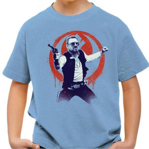 T-shirt enfant geek - Walt Solo - Couleur Ciel - Taille 4 ans