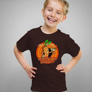 T-shirt enfant geek - Who's Who ? - Couleur Chocolat - Taille 4 ans