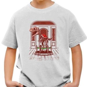 T-shirt enfant geek - Yoshisorus - Couleur Blanc - Taille 4 ans