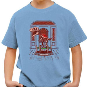 T-shirt enfant geek - Yoshisorus - Couleur Ciel - Taille 4 ans