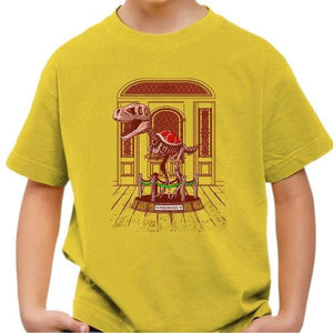 T-shirt enfant geek - Yoshisorus - Couleur Jaune - Taille 4 ans