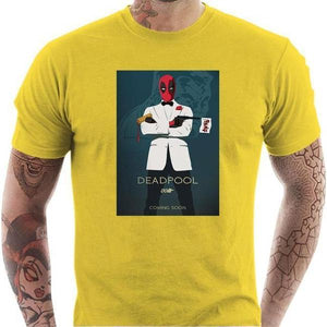 T-shirt geek homme - Agent Pool - Couleur Jaune - Taille S