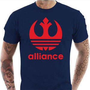 T-shirt geek homme - Alliance VS Adidas - Couleur Bleu Nuit - Taille S