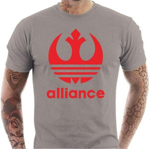 T-shirt geek homme - Alliance VS Adidas - Couleur Gris Clair - Taille S