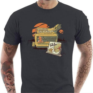 T-shirt geek homme - Amiral Snackbar - Couleur Gris Foncé - Taille S