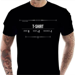 T-shirt geek homme - Armor - Couleur Noir - Taille S