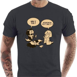 T-shirt geek homme - Asticot Pulp - Couleur Gris Foncé - Taille S