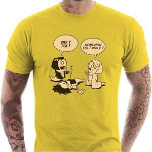 T-shirt geek homme - Asticot Pulp - Couleur Jaune - Taille S
