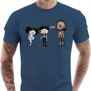 T-shirt geek homme - Bad - Couleur Bleu Gris - Taille S